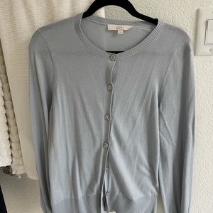 Periwinkle lightweight LOFT cardigan, women’s S, worn once